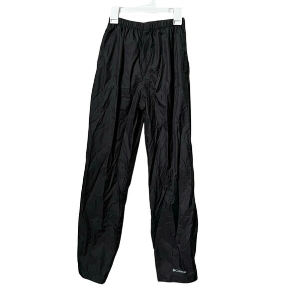 Columbia OmniTech Black softshell Pants Boys Size M 10/12 - Picture 1 of 7